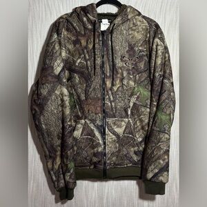 Truetimber Sherpa Hooded Jacket with Green Details